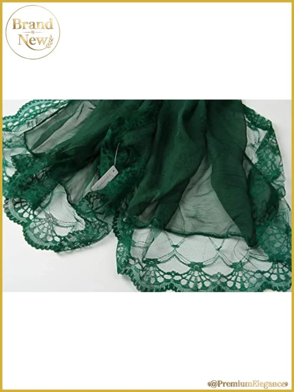 Chiffon Extra Long Sheer Lace Scarf Lightweight Evening Wrap